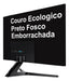 Capa Para Monitor Couro Ecológico Preto Fosco 22  50x28 Cms 2