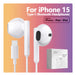 io tec In-Ear Headphones for iPhone 15 Pro Max 15 Pro Type C Hands-Free 4