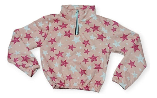 Jpm Short Pupero Sweatshirt for Girls with Stylish Fur Print 3