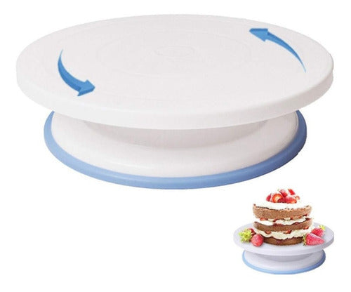 Consaco Rotating Cake Plate Base 26 Cm Plastic Pastry 4