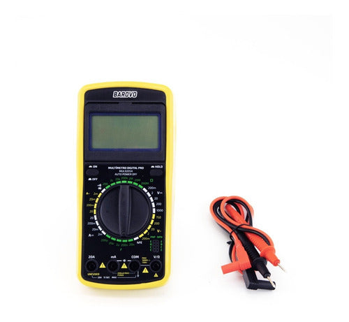 Udovo Multimeter Digital Tester AC DC Data Hold Display LED 1