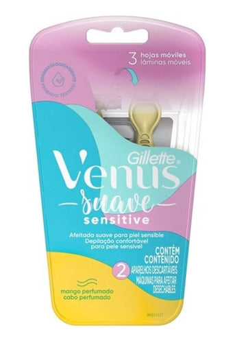 Gillette Venus Simply3 Sensitive Máquina Para Afeitar 2 U 0