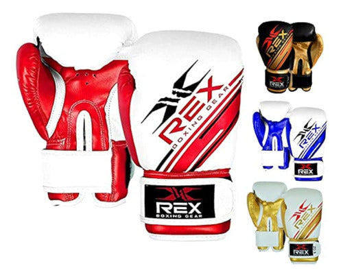 Rex - Guantes De Boxeo Para Niños Y Muay Tha, Kara 0