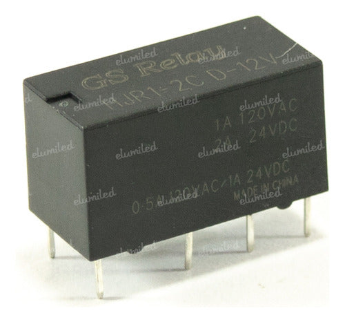 GS Relay Hjr1-2c D-12v Rele 12v 1amp 120v Doble Inversor Pack X20 0