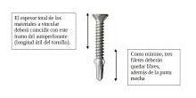 Tornillos Autoperforantes Tel Alas 4.8 X 39mm X 100 Unidades 1