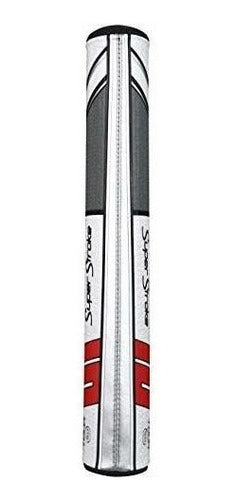 Grip Golf Putter Superstroke Traxion Tour 1.0 Gris Rojo 2