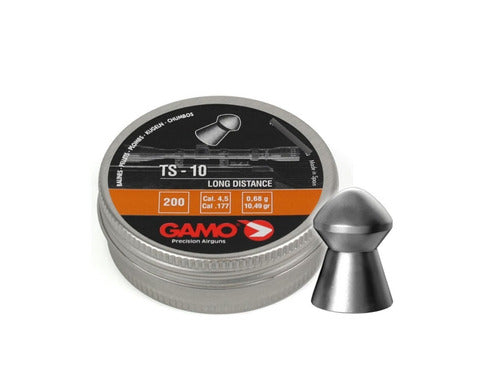 Balines Gamo Ts-10 Long Cal4,5mm 10,49 Grain 0,68 Grs X 200u 1