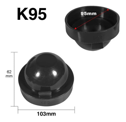 2 Extended Universal Silicone Rubber Caps for Cree Led Kube 11