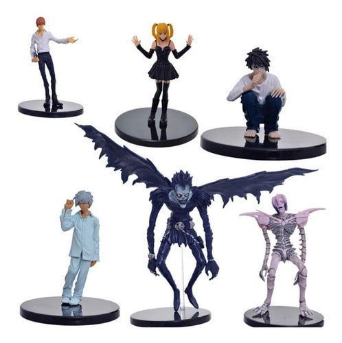 Set of 6 Death Note Characters Figures 4