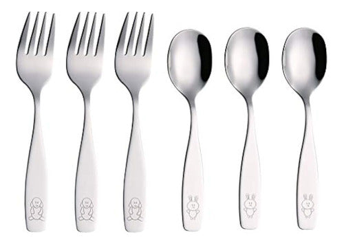 Annova Kids Silverware Juego De Cubiertos Seguros Para Niños 0