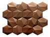 Mosaico Hexagonal De Acero Inox Color Rose Gold 25.8x29.8 0