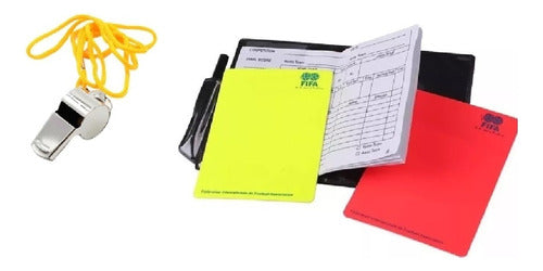 Tourmalhyn Combo Referee Kit 1 Whistle + 1 Set of Cards with Pencil and Case 0