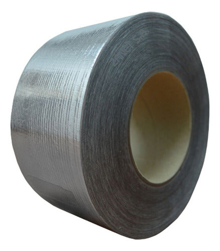 Zanet S.A. Cinta Adhesiva De Aluminio Reforzado - 48 Mm X 25 M - 10 Rollos 0