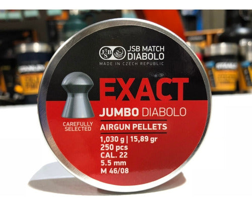 JSB Exact Jumbo 5.5mm 1.030g 15.89gr X 250 Unid 1