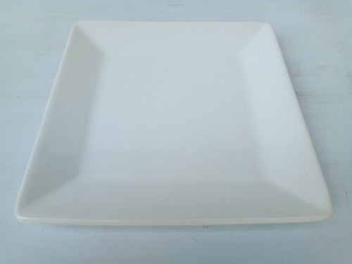 Plus Gourmet Square White Dinnerware Set X12 Pieces for 4 People 3