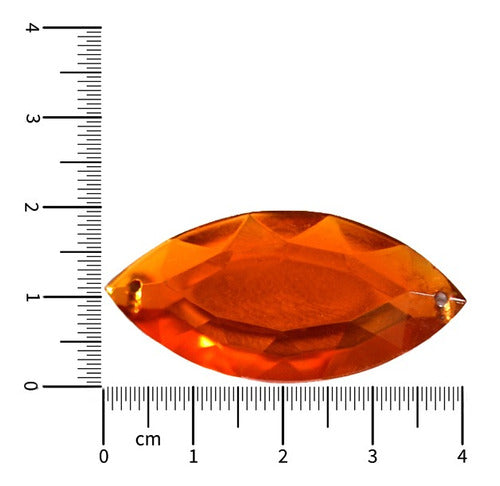 Tu Costurero Online Faceted Acrylic Gem for Sewing Elongated 20x40 - 100 Units 6