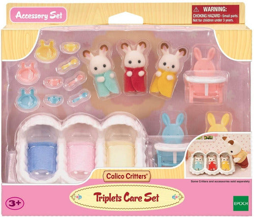 Calico Critters Sylvanian Families Triplets Care Set 2