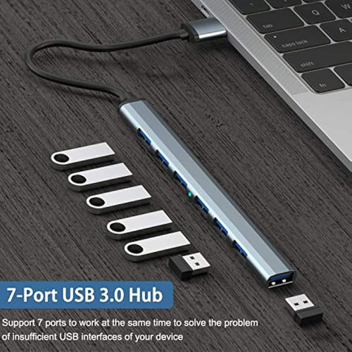 Hub Usb 3.0 Con 7 Puertos, Vienon Hub Usb 3.0 De 1