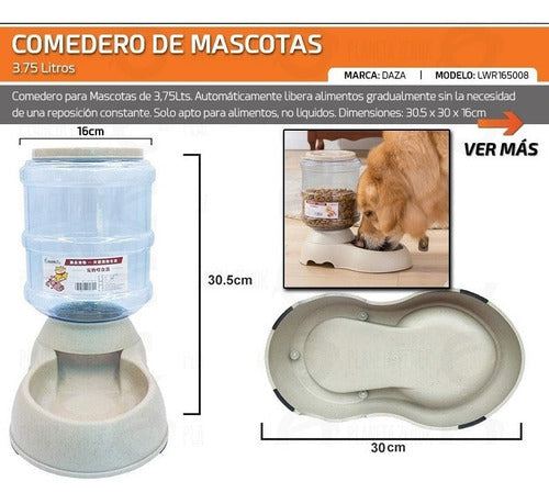 Daza Pet Feeder Dispenser for Dogs and Cats Balanced Food 1