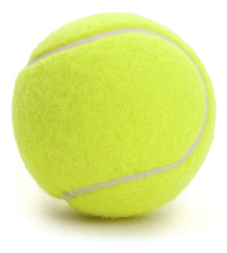 Mercadoflash Pet Tennis Ball Toy with Black Paws in Orange 0