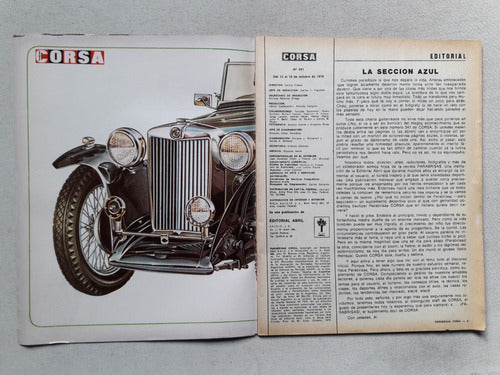 Revista Corsa Nº 541 Octubre 1976 - Lamina Mg Tc 1947 1