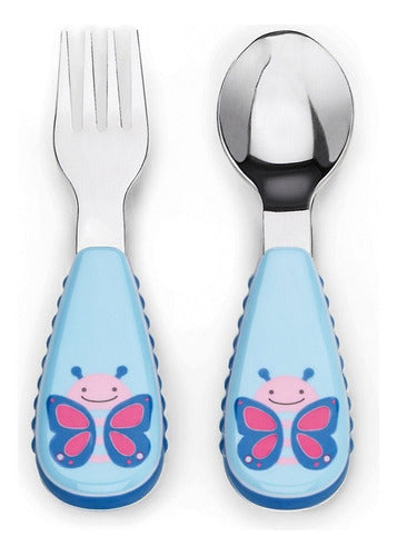 Skip Hop Mariposa Baby Cutlery Set - Imported 0