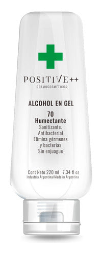 POSITIVE++ Alcohol En Gel 220ml 70% Humectante 0