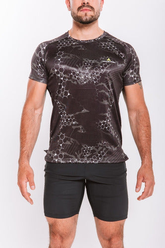 Men's Sublimated Sports T-Shirt Lycra Urban Luxury 12