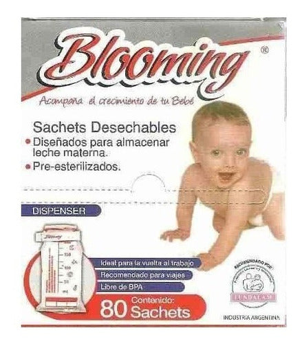 Blooming Sachets Esterilizados X 80 Unidades - Para Leche 0