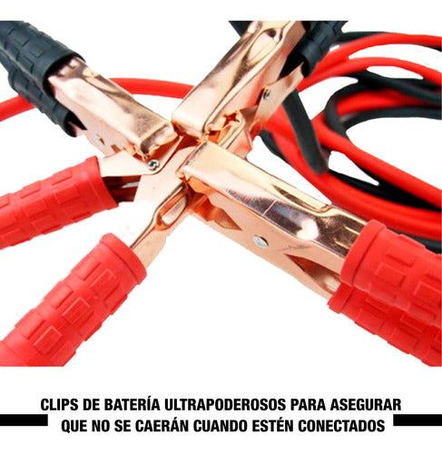 Cable Puente De 400 Amperes Batería Auto Alta Calidad 4