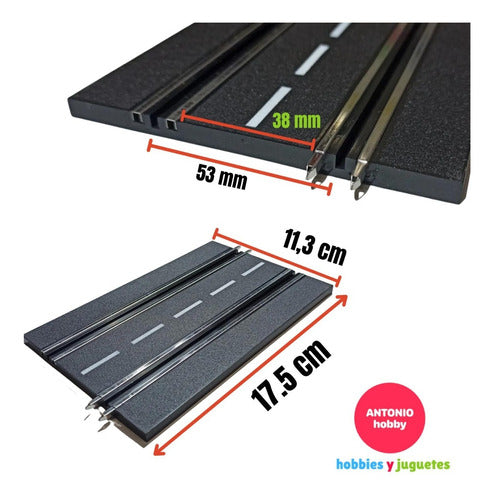 Exclusive Combo Set for Scalextric Common Tracks Straight Curved 2