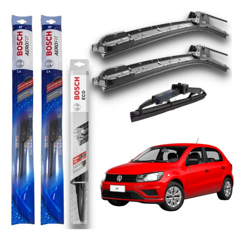 Bosch Windshield Wiper Blade Kit for Volkswagen Gol Trend 2008-2023 0