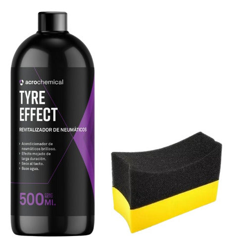 YOAMOMIAUTO Tyre Conditioning Kit for Wheels and Tires with Applicator 0