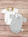 Baby Short Sleeve Body Romper 3 to 9 Months Rivadavia Bebes Plain PILIM 0