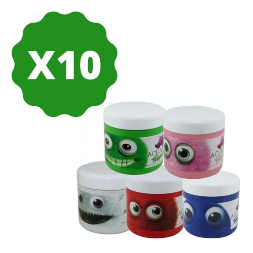 Acuarel Tempera Escolar Acuarel En Pote 250ml X10 Unidades 0