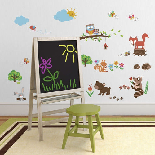 Vinilo Decorativo Pared [0mq89u4q] Animales 1