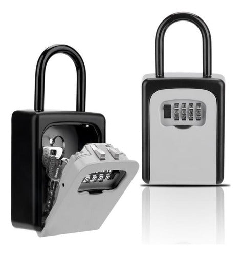 Portable Servus Lock Box with 4-Digit Password 0