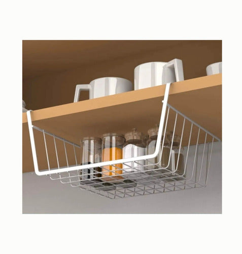 Metal Hanging Shelf Organizer for Pantry and Kitchen 7