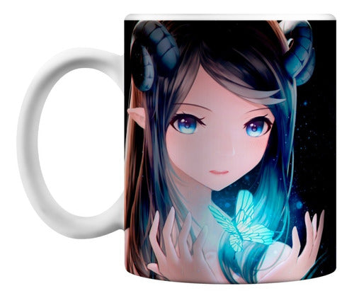 Unbreakable Plastic Butterfly Chibis Mug 0