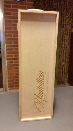 Custom Engraved Wooden Wine Bottle Box 2
