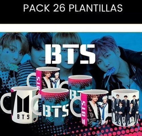 Jaco 26 Sublimation Templates Mugs #1 - BTS / K-Pop 1