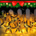 LED Star Garland Lights 10 Metal Stars 2 Meters Battery Operated Christmas 4