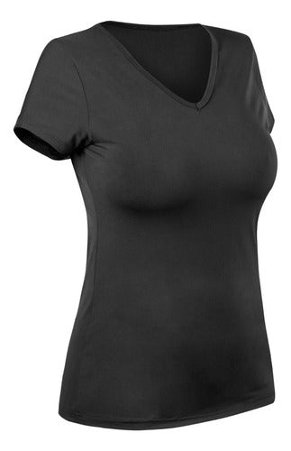Women's Imported Stretchy Lycra Sport T-Shirt 2