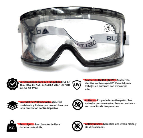 Forest Rescue Safety Goggles DeltaPlus Galera 2