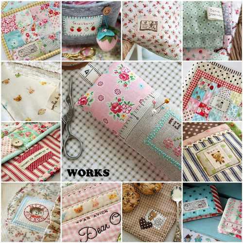 Misscrafts Cotton Fabric 20x20cm, 50 Pieces for Patchwork 6