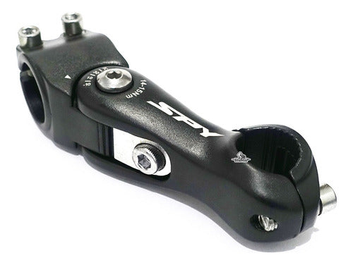 SPY Adjustable Aluminum Bicycle Stem 25.4mm 1-1/8 0° to 50° 1