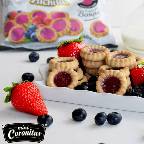 Fachitas Mini Coronitas Mini Cookies with Forest Fruits Filling Pack X6 2