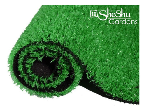 Sheshu Cesped Sintetico Pasto Artificial Premium 15mm X 2 M2 0