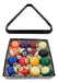 Silboreventos Professional Polyester Resin Pool Balls + Triangle 0