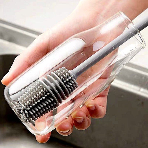 Art Home Silicone Kitchen Brush for Cleaning Glasses and Baby Bottles 1